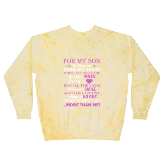 Discover For My Son In Heaven Blast Sweatshirts