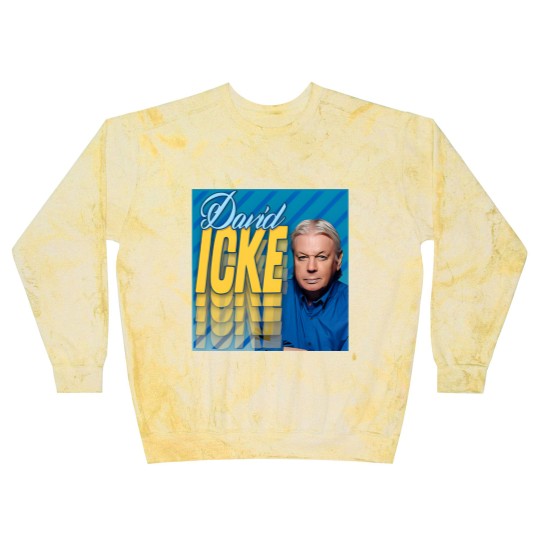 Discover David Icke #4 ///// New Age 90s Homage - David Icke - Blast Sweatshirts