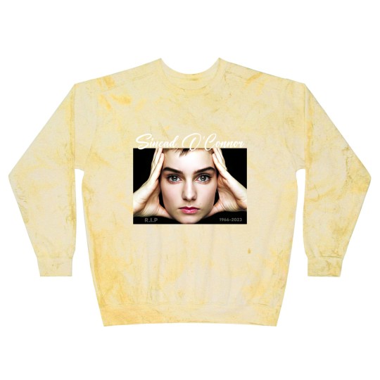 Discover Rest In Peace Sinead O'Connor Blast Sweatshirts, RIP Sinead O'Connor Blast Sweatshirts, Sinead O'Connor Blast Sweatshirts