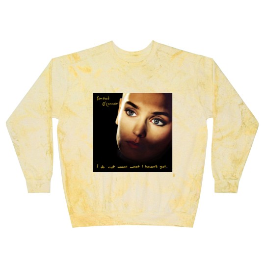 Discover RIP Sinead O'Connor Blast Sweatshirts, Sinead O'Connor I Do No Want What I Haven't Got Blast Sweatshirts
