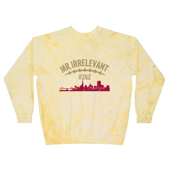 Discover Mr Irrelevant Blast Sweatshirts, San Francisco Brock Purdy Blast Sweatshirts