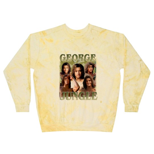 Discover George Of The Jungle Blast Sweatshirts | Vintage George Of The Jungle Blast Sweatshirts