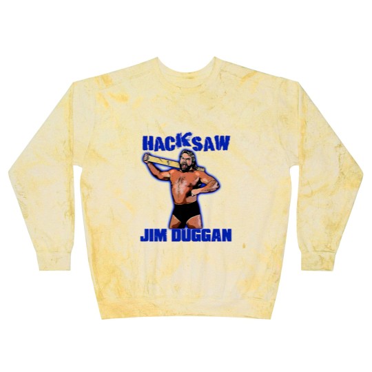 Discover hacksaw jim duggan Blast Sweatshirts  wrestling 80s Blast Sweatshirts
