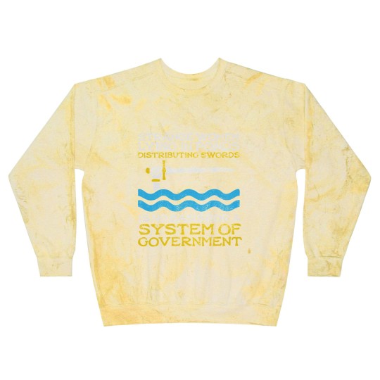 Discover Monty Python System Of Government - Distressed Look Blast Sweatshirts
