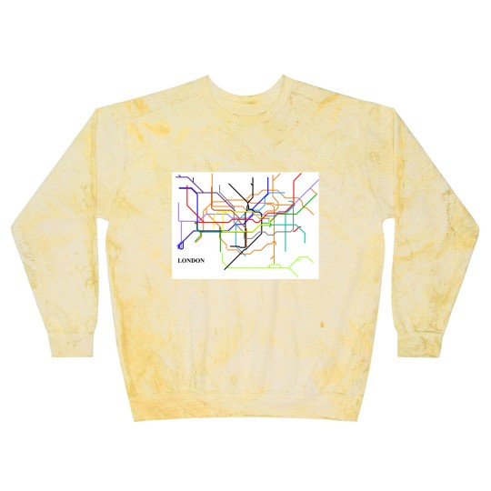 Discover London Metro Map Blast Sweatshirts