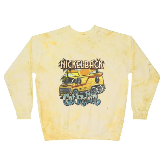 Discover Vintage Nickleback Band Blast Sweatshirts, Nickelback Blast Sweatshirts