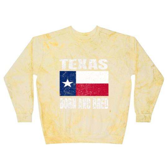 Discover Texas Born And Bred - Vintage Texas State Flag Blast Sweatshirts