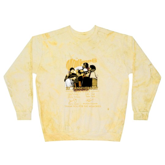 Discover The Monkees 56th Anniversary 1966-2022 Signatures Blast Sweatshirts,