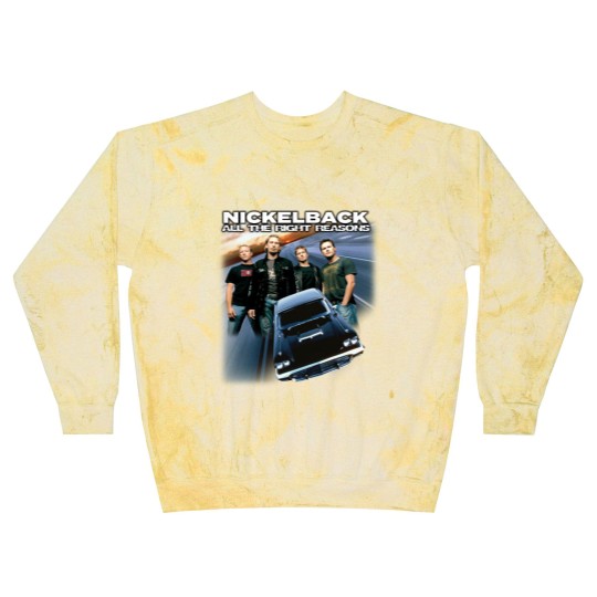 Discover Nickelback Music Blast Sweatshirts, Vintage Get Rollin' Tour 2023 Tickets Album All the Right Reasons