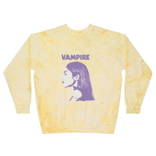 Discover Vampire Olivia Rodrigo Blast Sweatshirts, Olivia Rodrigo Vampire Merch Blast Sweatshirts