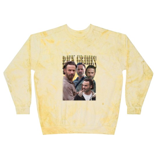 Discover Rick Grimes Vintage Blast Sweatshirts, Gift For Women and Man Unisex Blast Sweatshirts