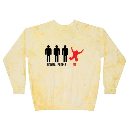 Discover Normal People Me Skydiver Skydive Funny Parachute Blast Sweatshirts