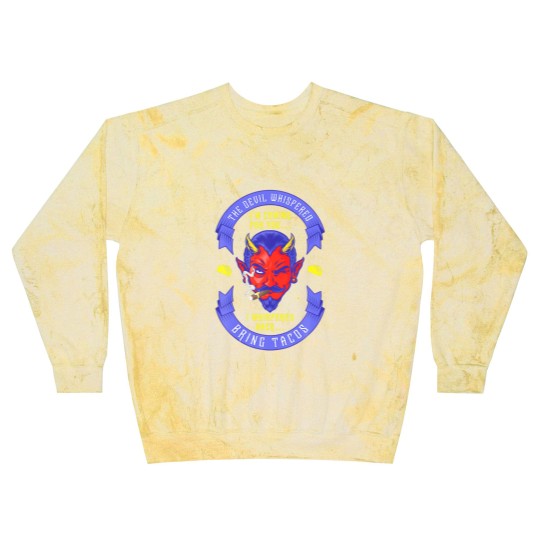 Discover Funny Latin Devil Whispered Bring Tacos Spanish Co Blast Sweatshirts