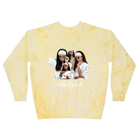 Discover Aaliyah Tribute Blast Sweatshirts