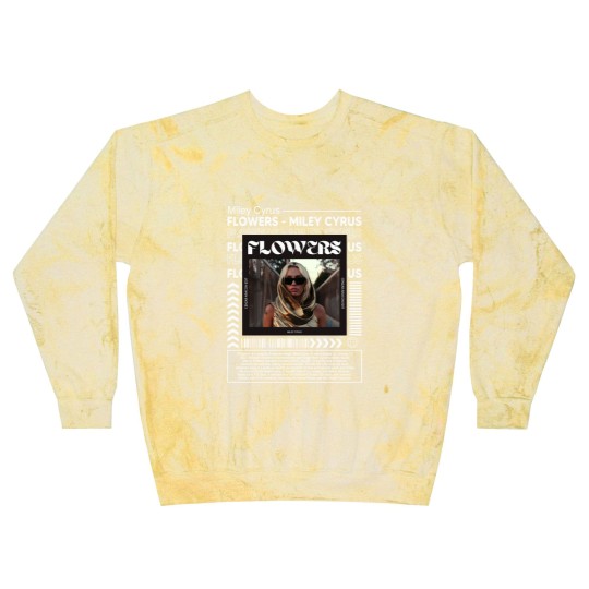 Discover Miley Cyrus Music Blast Sweatshirts K1, Flowers Song