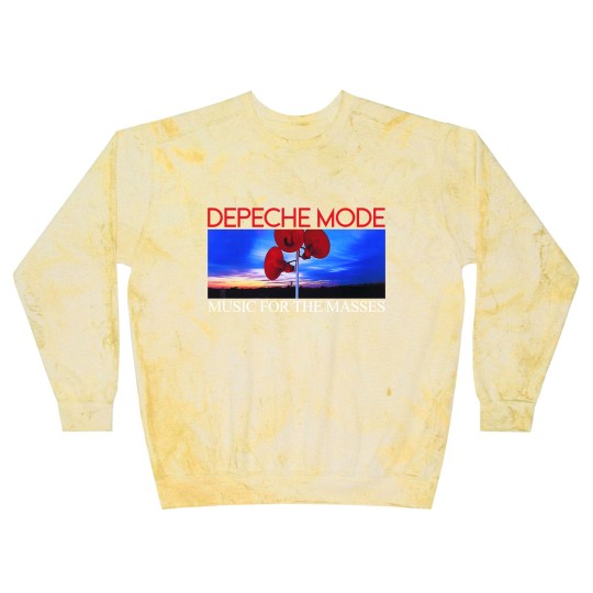 Discover Depeche Mode "Music for the Masses" Blast Sweatshirts