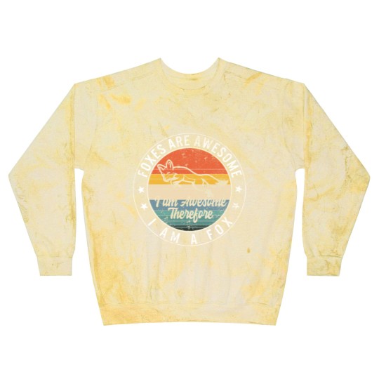 Discover Foxes Are Awesome Blast Sweatshirts, I Am Awesome, So I Am A Blast Sweatshirts