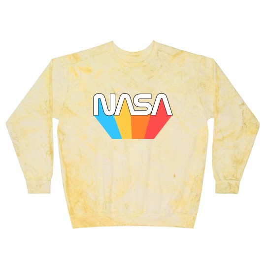 Discover NASA Rainbow Prism Logo Blast Sweatshirts