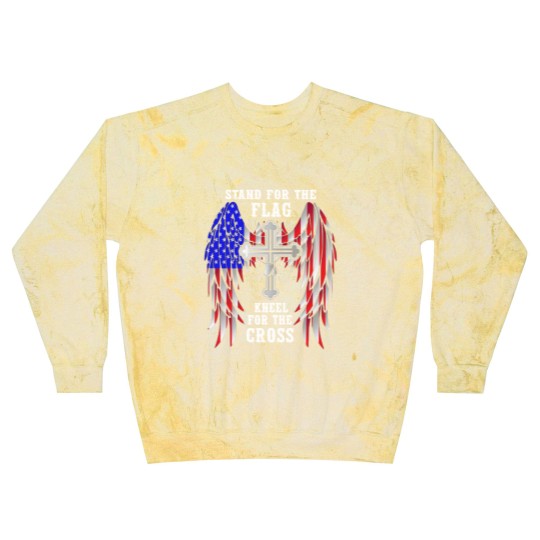 Discover Stand For The Flag Kneel For The Cross Blast Sweatshirts