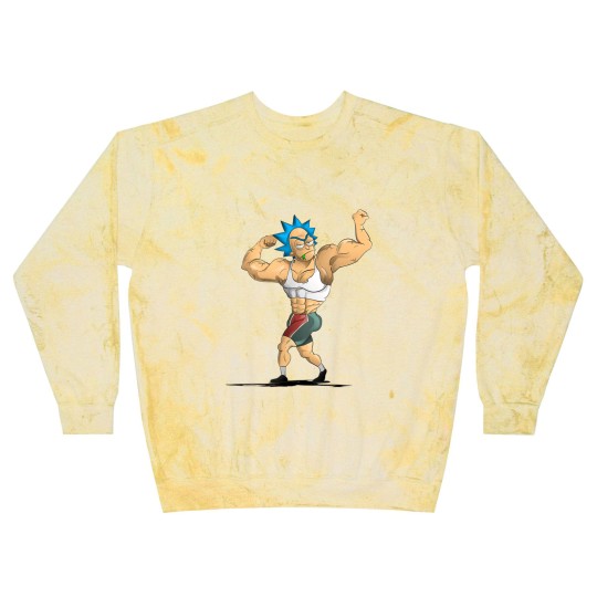 Discover Rick and Rickandmorty Blast Sweatshirts Rick's Gym Blast Sweatshirts Blast Sweatshirts