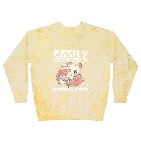 Discover K-Pop Cats Sayings | Korean Pop Cat Pet K Pop Gift Blast Sweatshirts