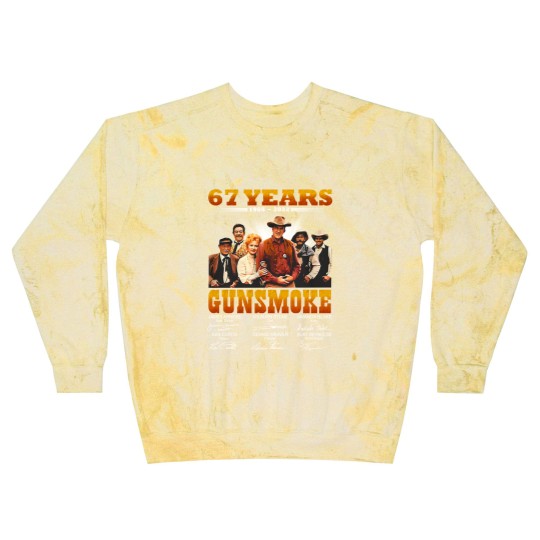 Discover Gunsmoke 68th Anniversary 1955-2023 Signatures Blast Sweatshirts