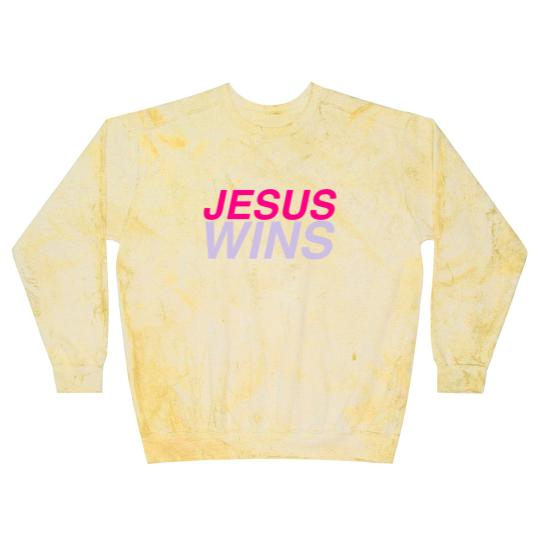 Discover Jesus Wins Blast Sweatshirts