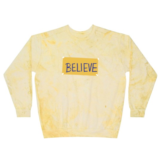 Discover Believe Blast Sweatshirts, Motivational Sport Blast Sweatshirts, Ted Lasso Believe Sign Blast Sweatshirts