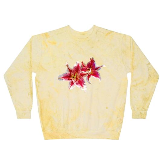 Discover Stargazer Lily Pair Blast Sweatshirts