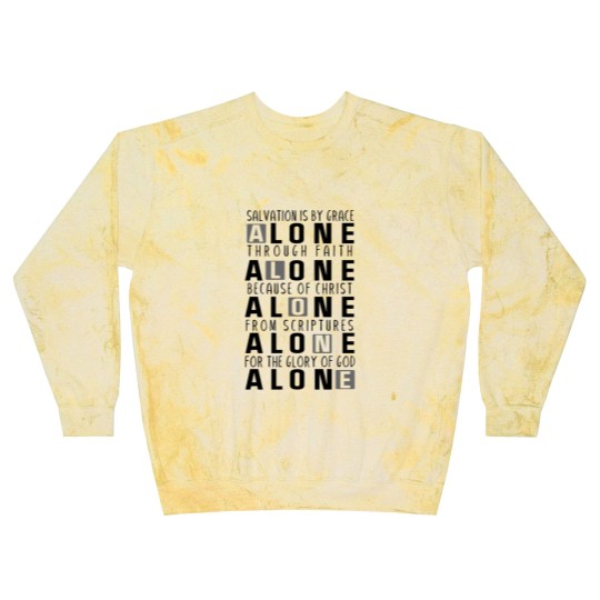 Discover Five Solas Reformation Luther Blast Sweatshirts