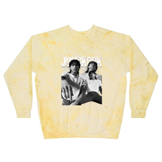 Discover Vintage JungKook 90s Bootleg Blast Sweatshirts, Jungkook Seven BTS Unisex Blast Sweatshirts