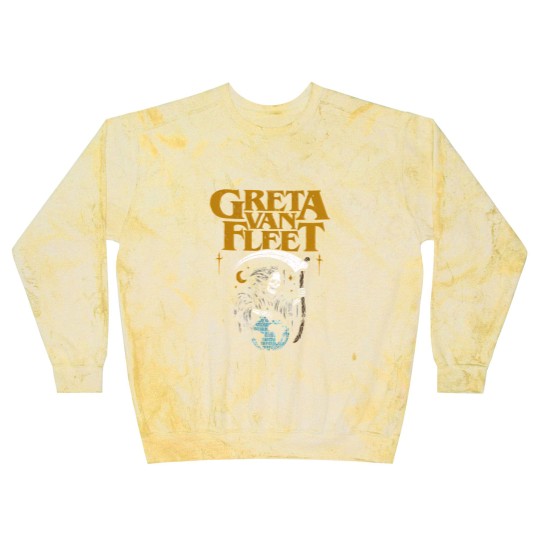Discover Greta Van Fleet Blast Sweatshirts, Retro Greta Van Blast Sweatshirts, Dream In Gold Tour 2023 Blast Sweatshirts