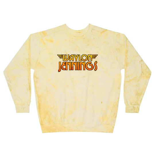 Discover Waylon text orange - Waylon Jennings - Blast Sweatshirts