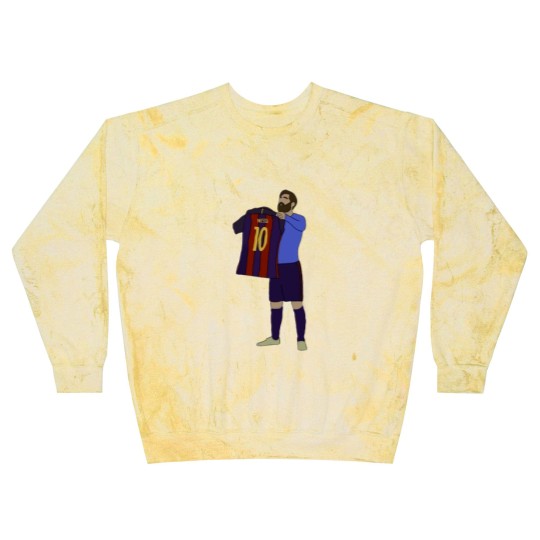 Discover Lionel Messi Barcelona FC Printed Blast Sweatshirts