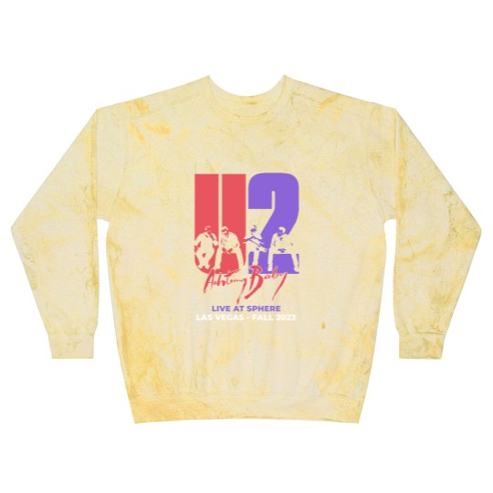Discover Las Vegas U2 Ultraviolet Sphere 2023, U2 Graphic music Blast Sweatshirts