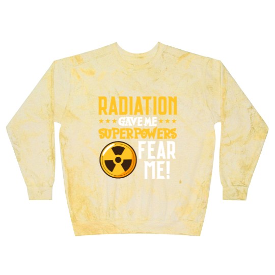 Discover Radiation Therapy Fight Raise Awareness Cancer Blast Sweatshirts