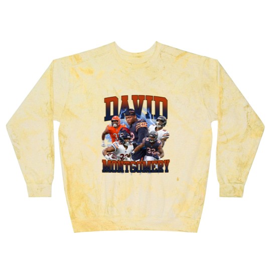 Discover David Montgomery 90s Vintage Bootleg Blast Sweatshirts, Football Vintage 90s