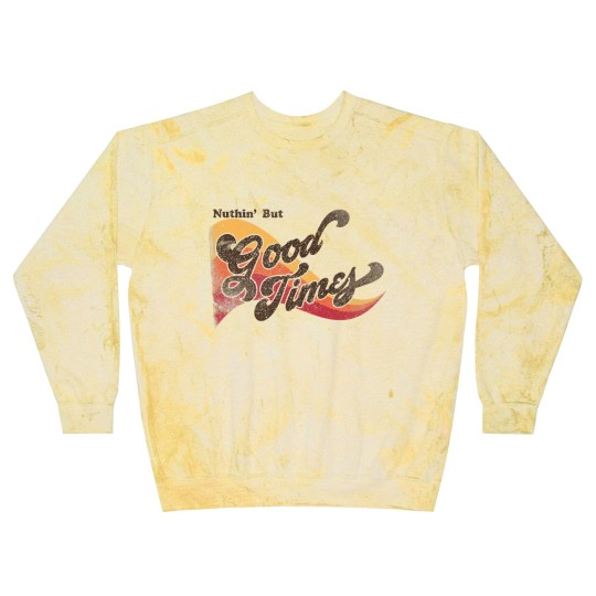 Discover Nuthin' But Good Times 70's Vintage Distressed Retro Blast Sweatshirts