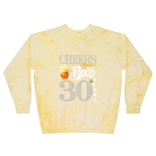 Discover 30th Birthday  Cheers And Beers To 30 Years Blast Sweatshirts