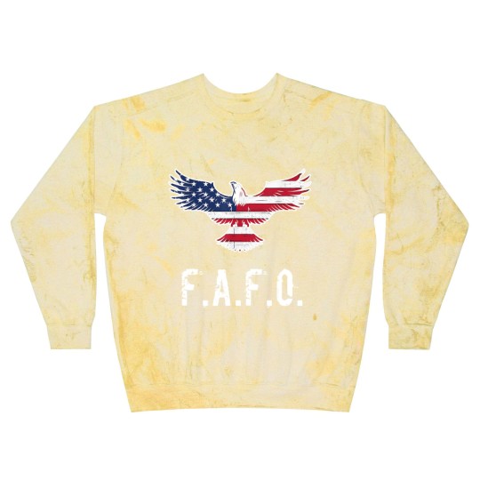 Discover Patriotic American Flag Eagle FAFO / F.A. & F.O. B Zip Blast Sweatshirts