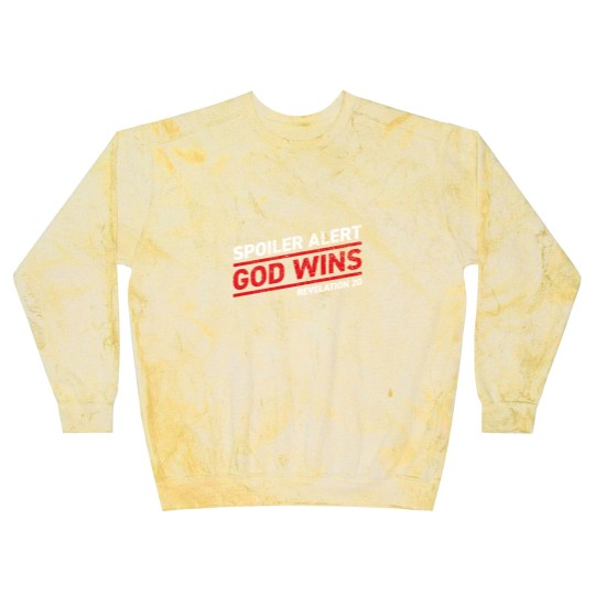 Discover Spoiler Alert - God Wins - Bible - Blast Sweatshirts