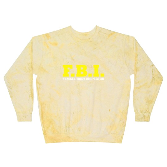 Discover Female Body Inspector Blast Sweatshirts FBI boys costume carnival logo