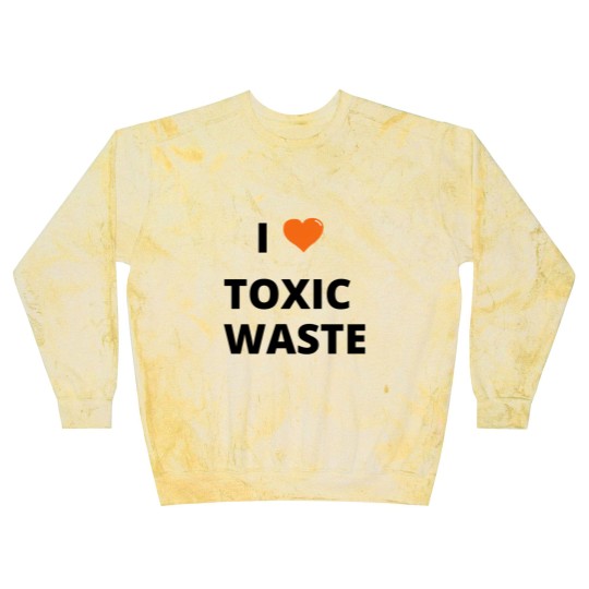 Discover i heart toxic wast Blast Sweatshirts