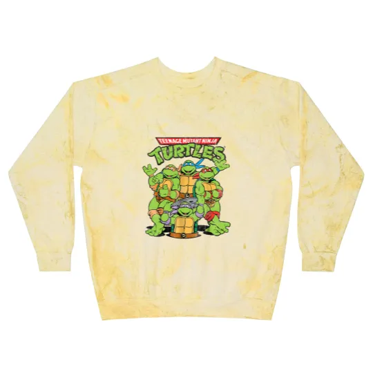 Discover Retro Teenage Mutant Ninja Turtles Blast Sweatshirts, Funny Turtle Blast Sweatshirts