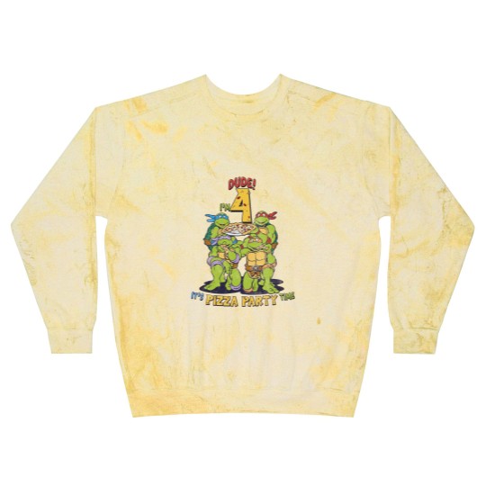 Discover Teenage Mutant Ninja Turtles I'm 4 Dude Pizza Birthday Party | Essential Blast Sweatshirts