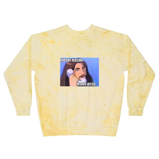 Discover moshi moshi jesus desu anime Blast Sweatshirts
