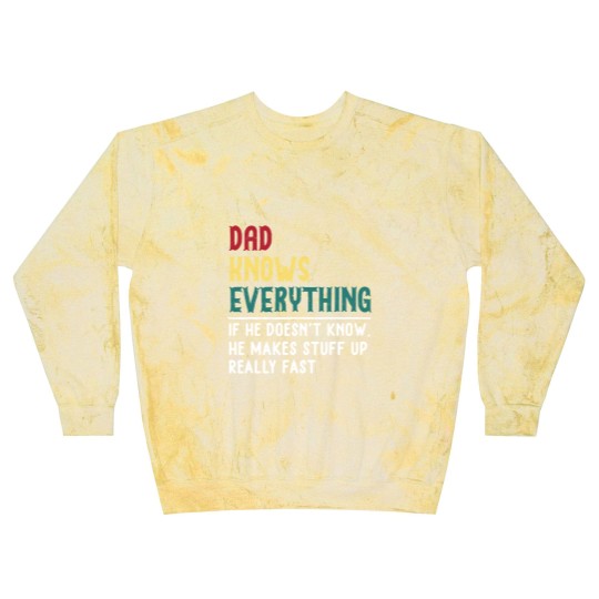 Discover Dad know Everything Fathers day gift for Funny Dad Grandpa Blast Sweatshirts