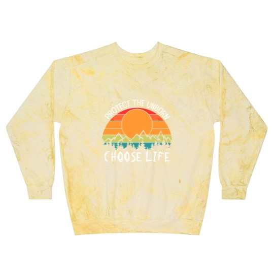 Discover Pro-Life, Protect The Unborn Choose Life Blast Sweatshirts