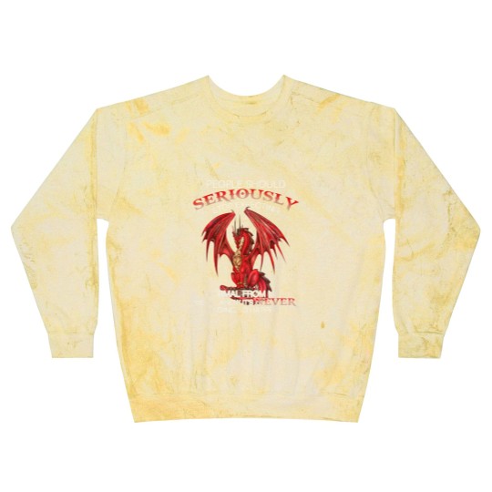 Discover Dragon People Should Seriously Stop Expecting Normal From Me Blast Sweatshirts