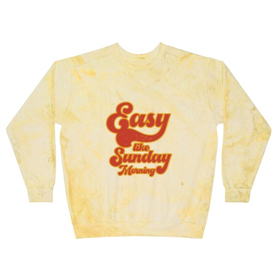 Discover Easy Like Sunday Morning Unisex Blast Sweatshirts, Inspired by Lionel Richie